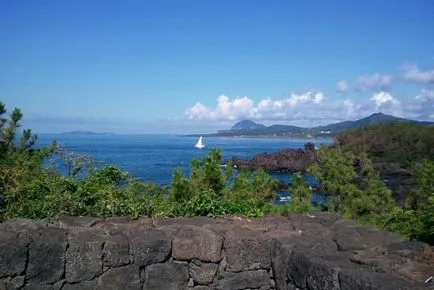 Jeju-sziget Dél-Korea történetének és mítoszok a származási, fotók