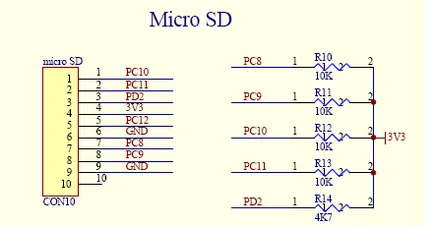 Conectarea cardului SD la microcontroler, microtechnics, versiunea mobilă