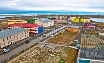 Elszámolási Belushya Bay (Új Föld) jellemzői, a népesség, történelem, fotók