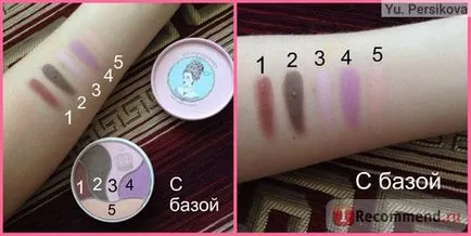 Cinci culori eyeshadow l Etoile les Parisiennes