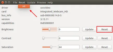 Kapcsolatos problémák webkamera ubuntu