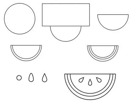 Desen compoziție de fructe Adobe Illustrator