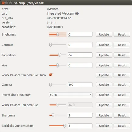 Kapcsolatos problémák webkamera ubuntu