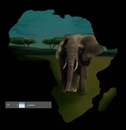 Desenați savana africană în Photoshop