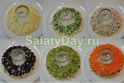 Saláta kiwi malachit karkötő - igazi ízét a vagyon a recept fotókkal és videó