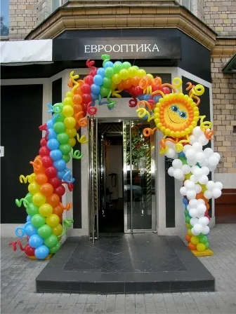Най-необичаен арката на балони