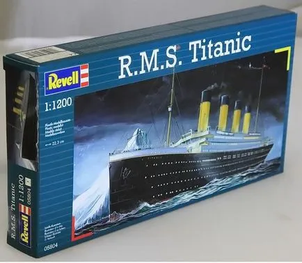 Събрани модел на кораба - Титаник