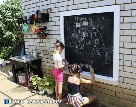 cretă Blackboard sau cum am ofensat, copii ale porumbului