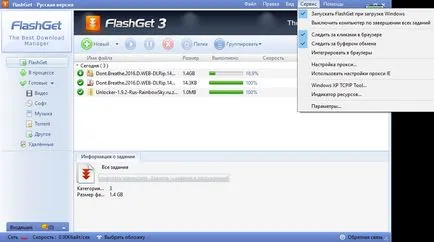 Letöltés ingyenes letöltési menedzser FlashGet