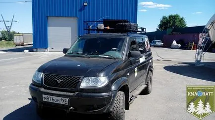 rack de putere expediționare pentru UAZ Patriot - kilowatt - Club off-road turism