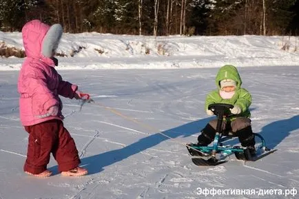 Снежни котки за детето Как да изберем правилно