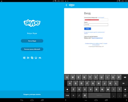 Skype pentru prezentare generală instalare tableta Android (fotografii, video)