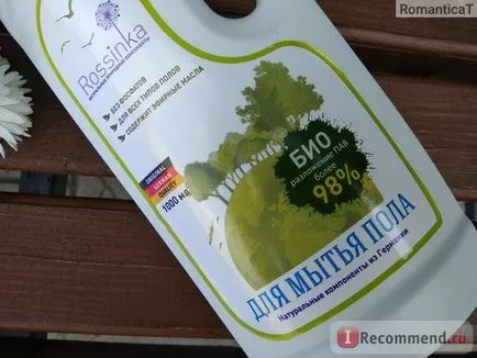 Подочистачка Росинка Росинка био - «А къщата пенливо чист, и най-важното не