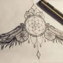 Dreamcatcher Tattoo стойност татуировки, 30 снимки, скици