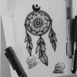 Dreamcatcher Tattoo стойност татуировки, 30 снимки, скици