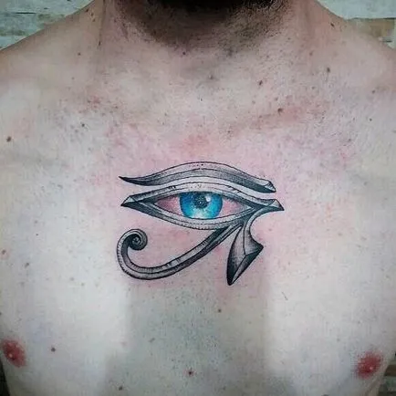 Tatuaj Ochiul lui Horus tatuaj semnificație, fotografii, schițe