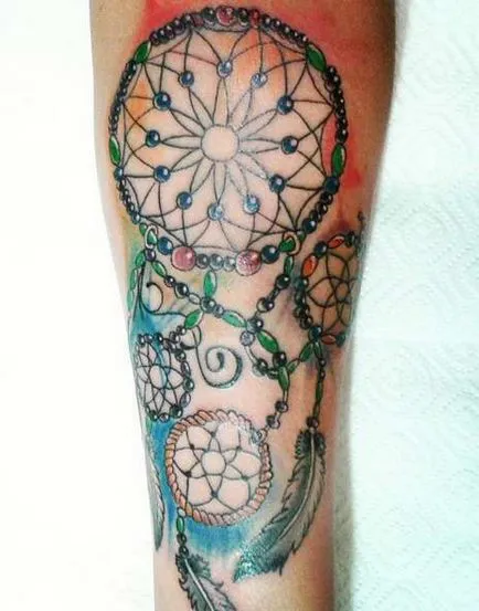 Dreamcatcher Tattoo стойност татуировки, 30 снимки, скици