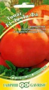 Tomate la la fa f1 (descrierea și caracteristicile soiurilor, cultivare, comentarii)