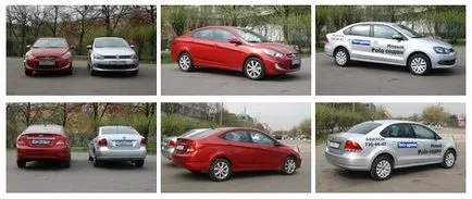 Testdrayv-comparație sedan Volkswagen Polo, Hyundai Accent bărbați împotriva femeilor