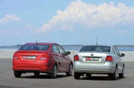 Tesztvezetés Hyundai Accent, VW Polo szedán kinek, és akik úgy tűnik, hogy