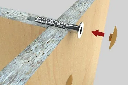 Cum de a consolida panourile de lemn pe perete, montarea și fixarea de panouri de mobila unul de altul