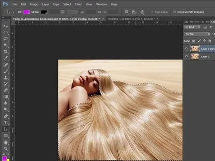 Hogyan változtassuk hajszín Photoshop - len órákat a rajz és design Adobe Photoshop