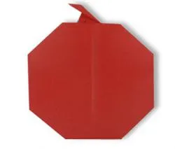 Уроците на помпа диаграма оригами хартия зеленчуци, плодове