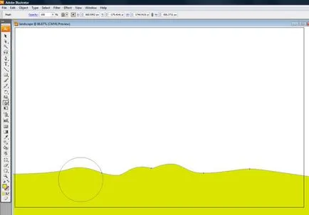 Уроци по Adobe Illustrator създаде пейзаж илюстрация