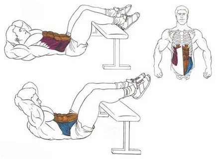 Exercițiu pentru presă - în poziție culcat răsucire