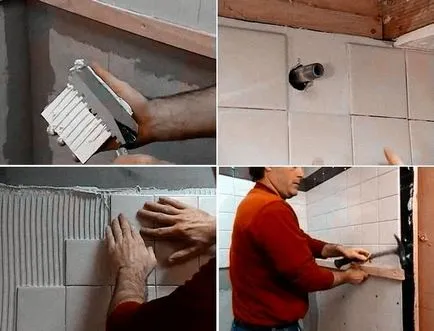 Tiling, ce fel de muncă trebuie să fie făcut, de foto și video exemple de lucrări