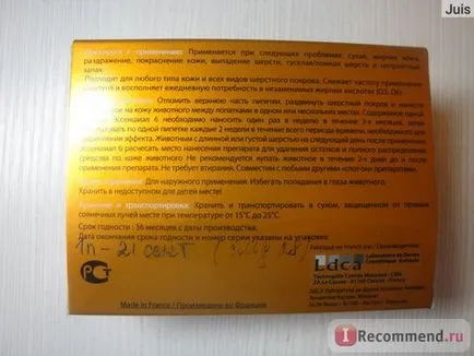 Vitaminok dermoscent esszenciális 6 spot-on - «minden gyapjú kutya szerető nem történik sok! Miért nem