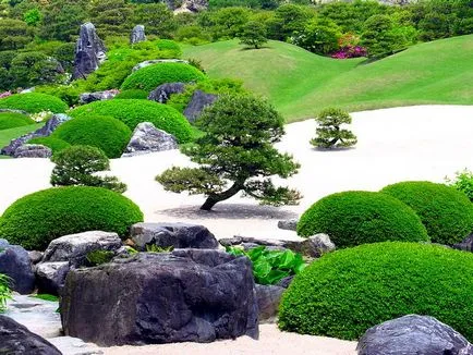 Japán kert - fényképek vdohnoveniyasvoy községben
