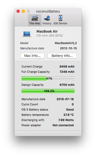 Подмяна на батерията в MacBook Air с ръцете си, блог за живота, за пътуване и бизнес