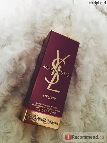 Yves saint laurent manifest l elixir - «♛-fată! Stai! Te rog spune-mi ce fel de