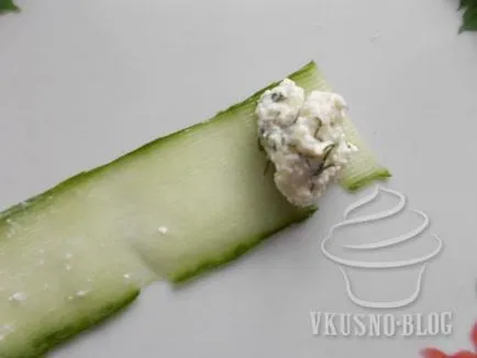 Предястие от сирене с краставица - рецептата със снимка