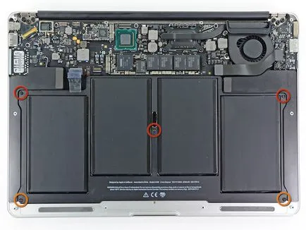 Подмяна на батерията в MacBook Air с ръцете си, блог за живота, за пътуване и бизнес