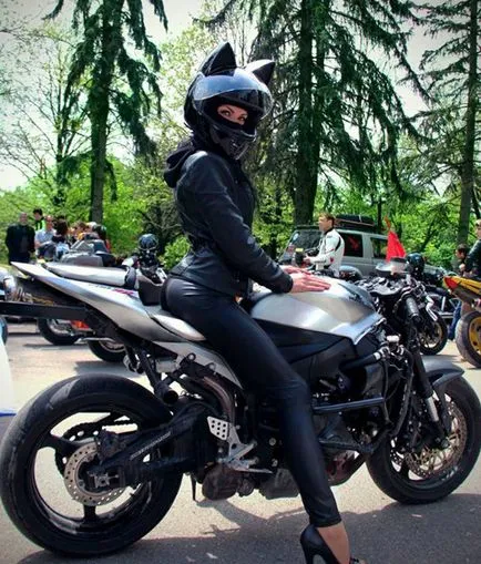 Pentru femei căști de protecție motocicleta cu urechi de pisică