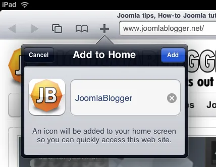 Hogyan lehet optimalizálni joomla iPad