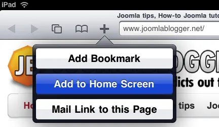 Hogyan lehet optimalizálni joomla iPad