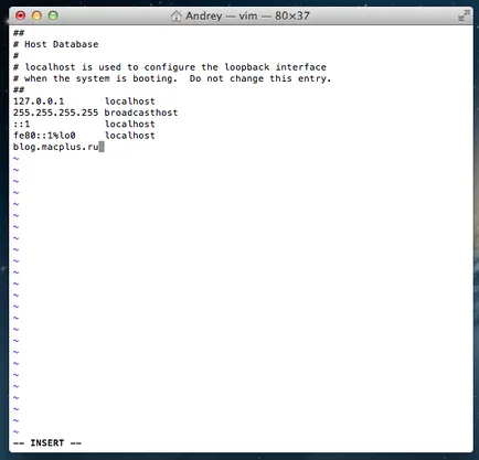 Как да редактирате файла с хостове в OS X