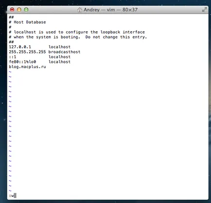 Как да редактирате файла с хостове в OS X