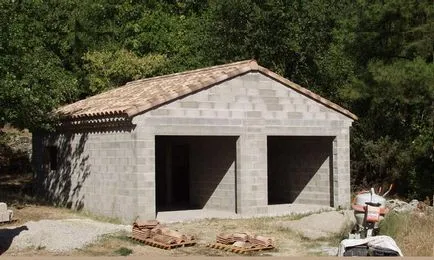 Cum de a construi un garaj de beton celular cu mâinile lor