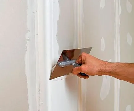 Как правилно да замазка стени за боядисване или тапети в кухнята с ръцете си видео начинаещ