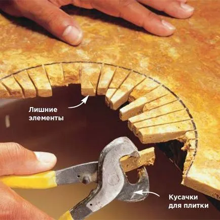 Cum să taie țiglă de placi de ceramica, cu o lamă de diamant