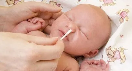 Как да се измие носа с физиологичен разтвор 5 месечно дете