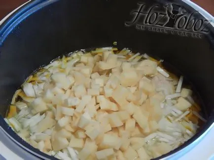 Hogyan kell elkészíteni a friss leves multivarka, hozoboz - ismerjük mind az étel