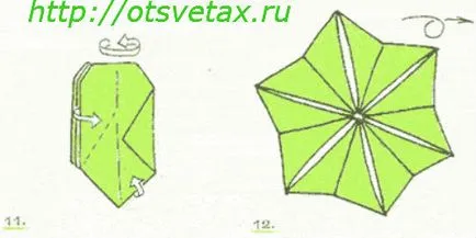 Hogyan készítsünk origami nárcisz