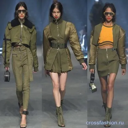 Crossfashion група - военни колекции в облеклото пролет-лято 2017 на военните стил и мода