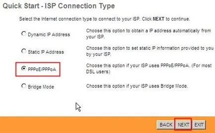 Cum se instalează un router cu modem ADSL integrat de tp-link-ul, pentru a face să funcționeze cu PPPoA