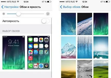 Hogyan kell telepíteni a háttérképet az iPhone